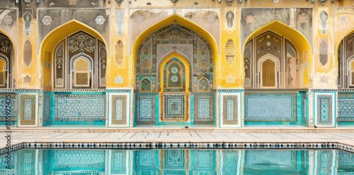 Ornate Architecture with Po...