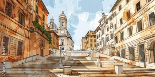 Illustration of Roman Archi...