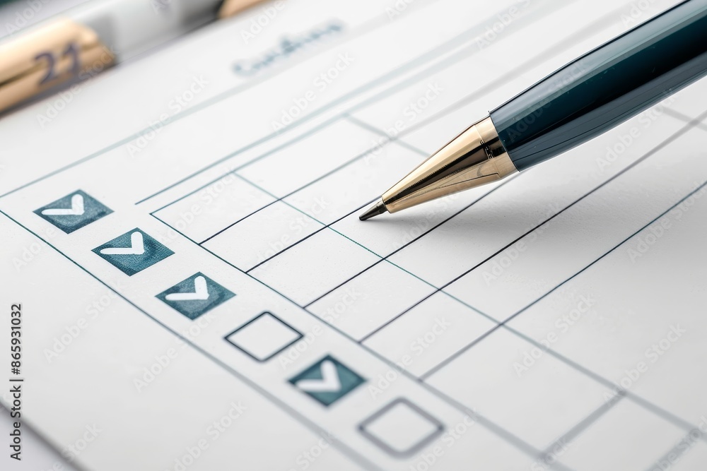 Digital illustration of a customer satisfaction survey form, depicting feedback collection and client opinion Digital illustration of a customer satisfaction survey form, depicting feedback collection and client opinion