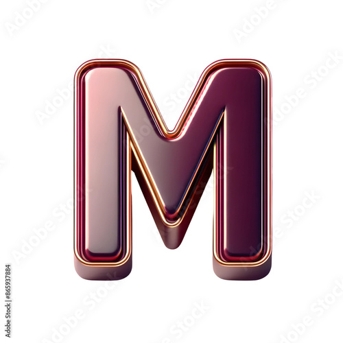 3d letter M