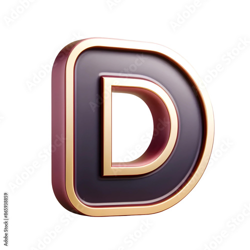 Free Download 3d letter D - GFXLoad