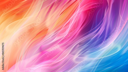 Wallpaper Mural Abstract smooth gradient colors shiny flare moving effect. lights background. Glowing hologram texture futuristic outer space energy flow creates psychedelic pattern,holographic texture neon waves
 Torontodigital.ca