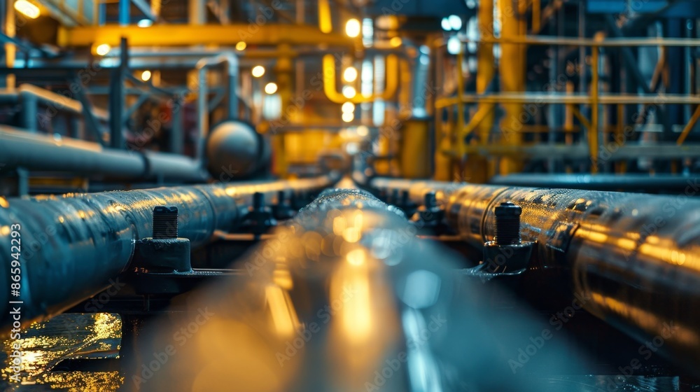 Industrial Background Plates with Low Angle View, Depth of Field, and Soft Focus for Design Projects Industrial Background Plates with Low Angle View, Depth of Field, and Soft Focus for Design Projects