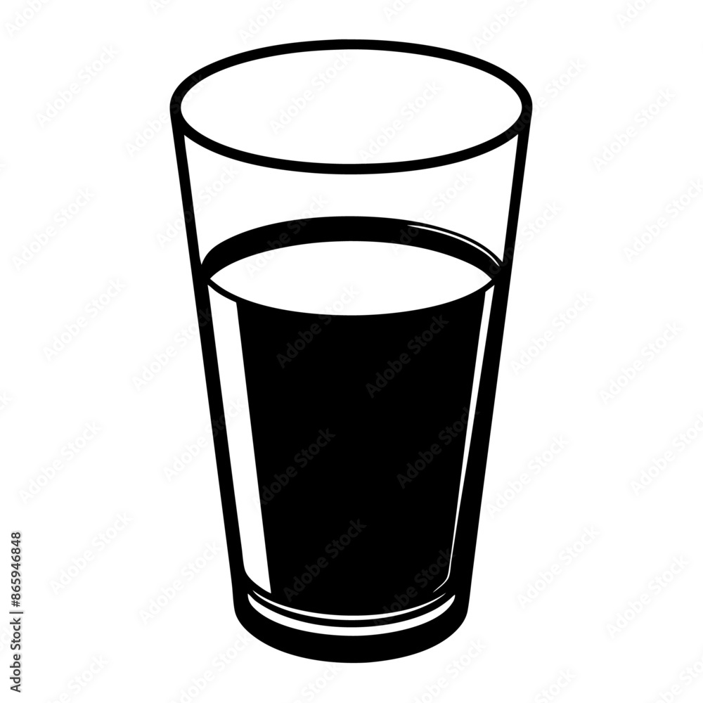 water glass outline coloring book page line art illustration digital drawing water glass outline coloring book page line art illustration digital drawing
