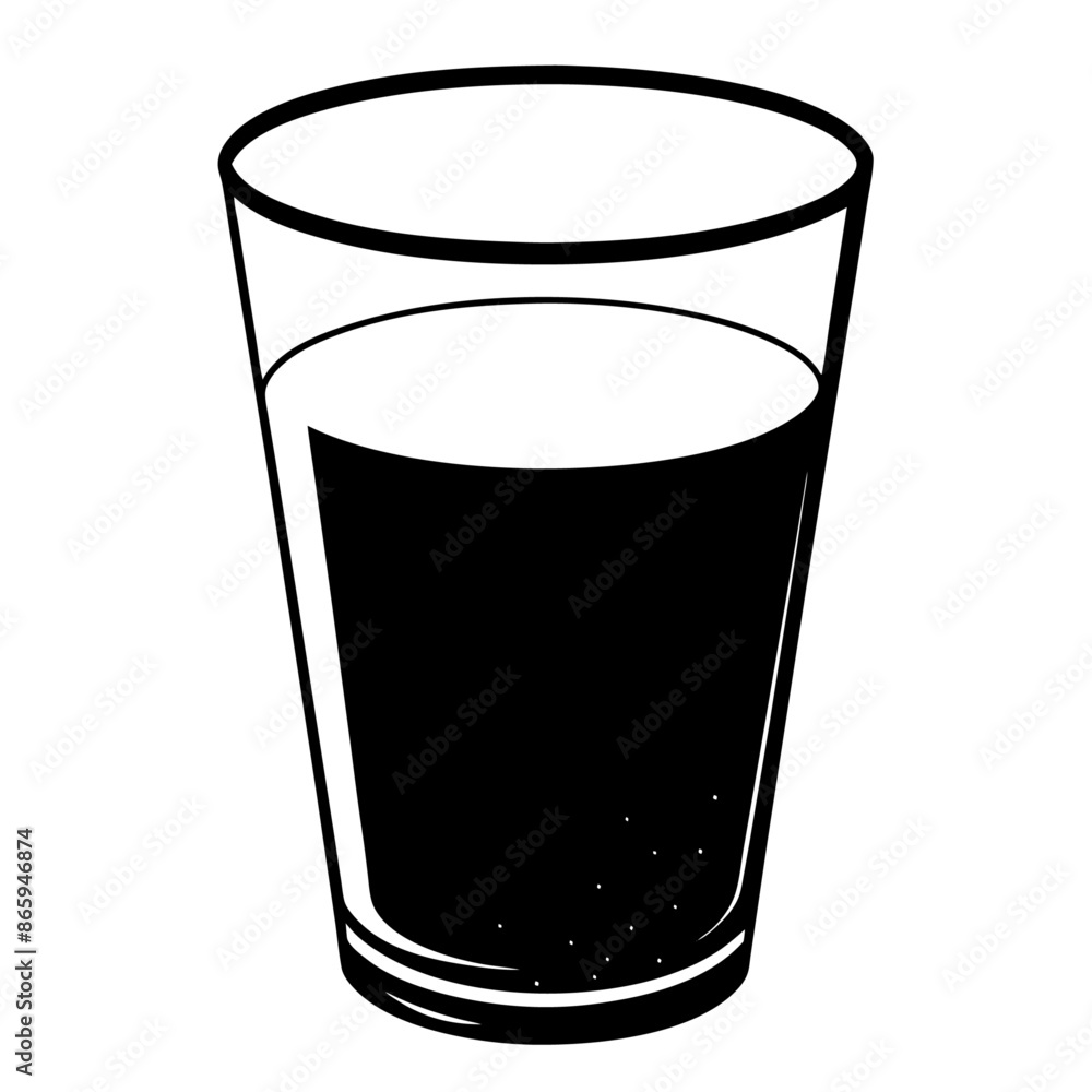 water glass outline coloring book page line art illustration digital drawing water glass outline coloring book page line art illustration digital drawing