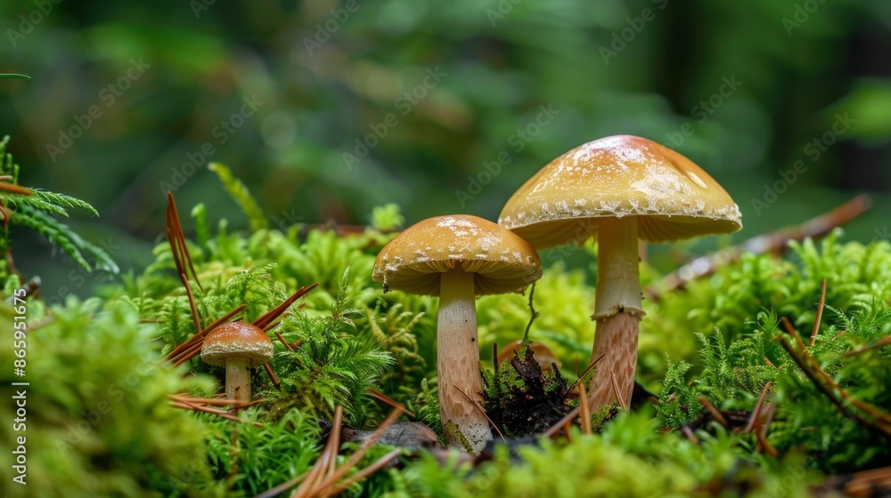 Enchanting Scandinavian Natural Macro World with High Saturation Vignette Enchanting Scandinavian Natural Macro World with High Saturation Vignette
