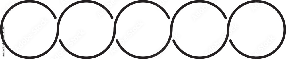 Infographic simple design, Stroke line Black color Infographic simple design, Stroke line Black color