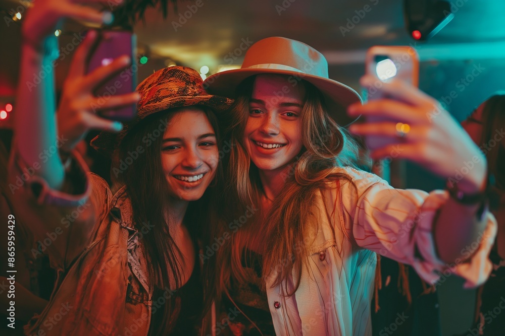 Young people taking selfies at the party, Capturing Fun: Young People Taking Selfies at a Party, Youthful Moments: Party Selfies with Friends Young people taking selfies at the party, Capturing Fun: Young People Taking Selfies at a Party, Youthful Moments: Party Selfies with Friends