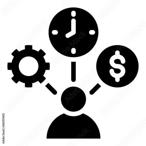 Resource Allocation Icon