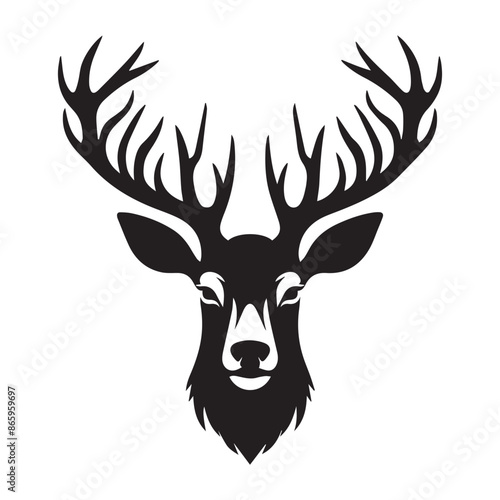 Deer head Animal Silhouette photo