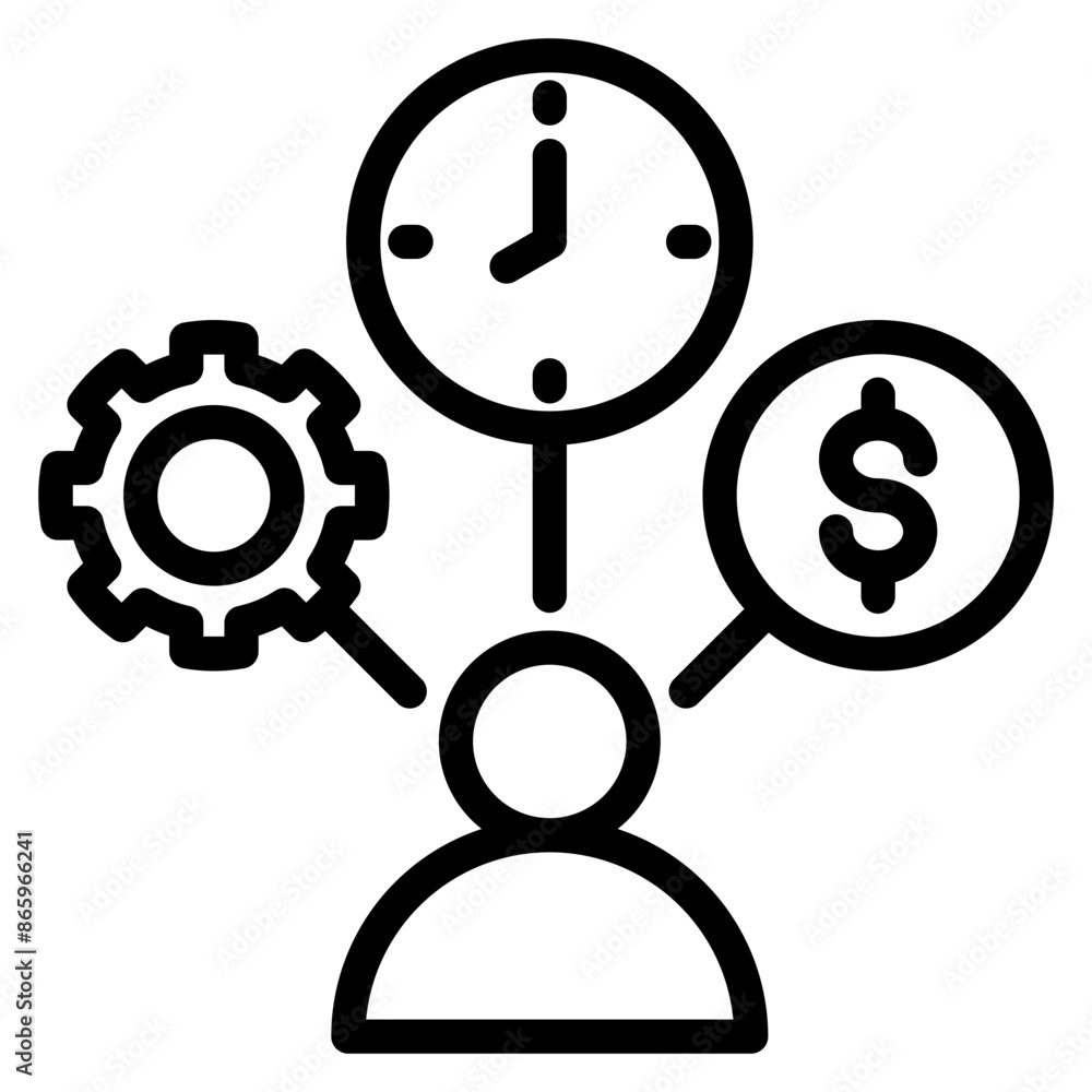 Resource Allocation Icon Resource Allocation Icon