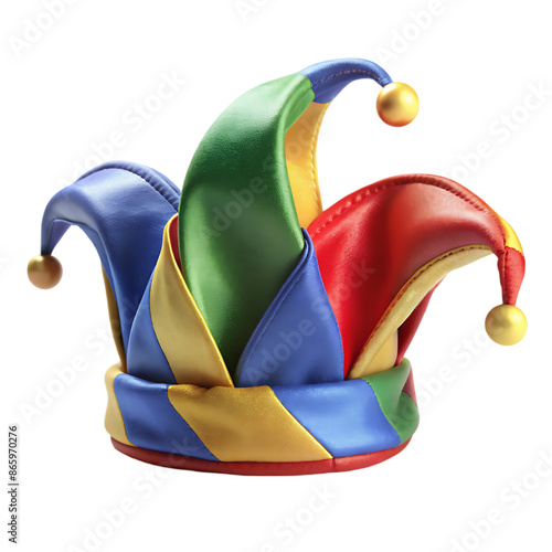 Obraz na płótnie jester hat on transparent background