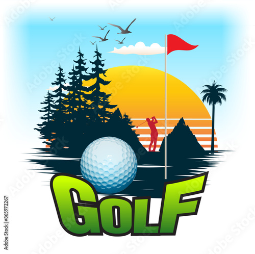 golf sport landscape