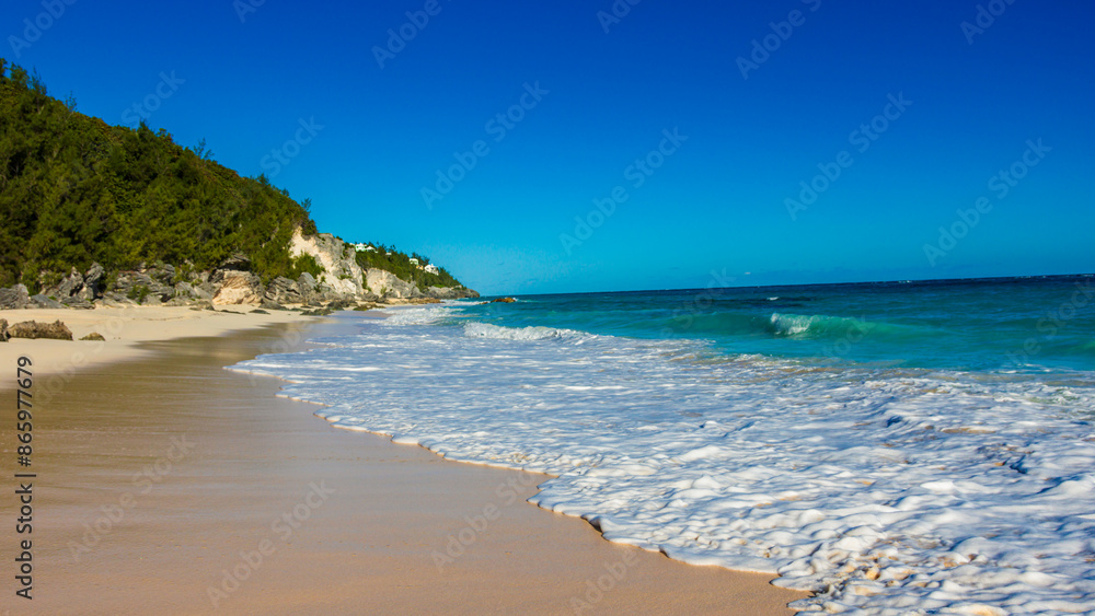 Obraz premium Horseshoe Bay Beach and Deep Bay Beach