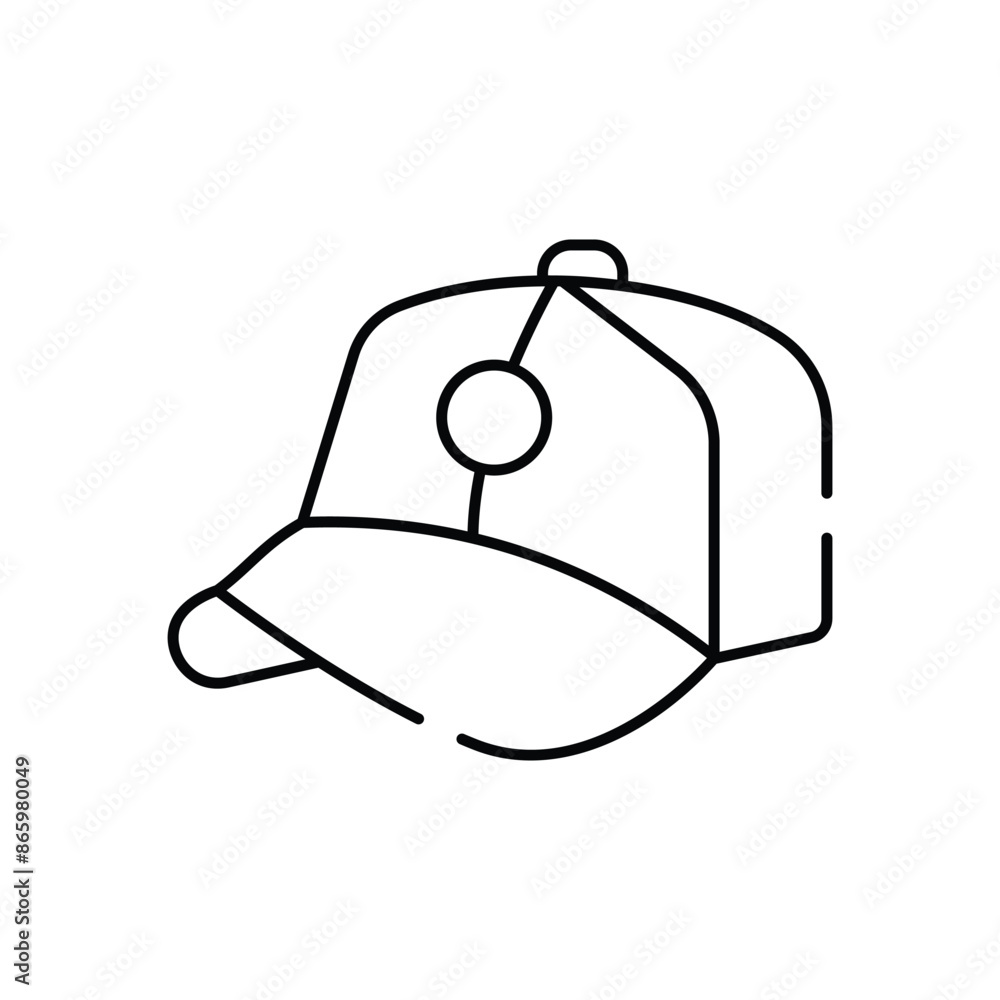 Baseball Cap vector icon Baseball Cap vector icon