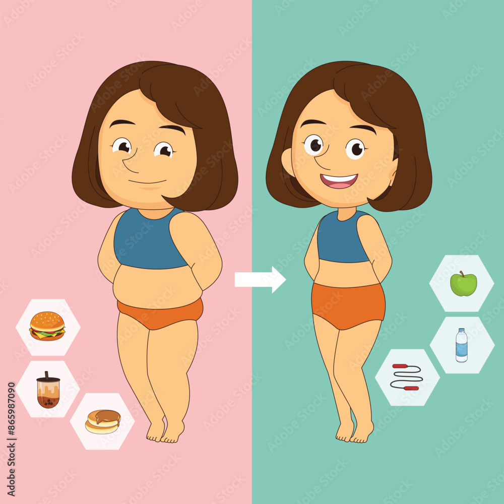 Woman Eat Healthy Food. Calorie Control and Diet Woman Eat Healthy Food. Calorie Control and Diet