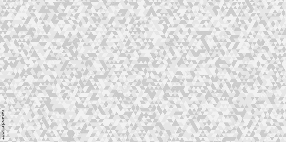 Vector geometric seamless technology gray and white triangle element light background. Abstract digital grid light pattern white Polygon Mosaic triangle Background, business and corporate background Vector geometric seamless technology gray and white triangle element light background. Abstract digital grid light pattern white Polygon Mosaic triangle Background, business and corporate background