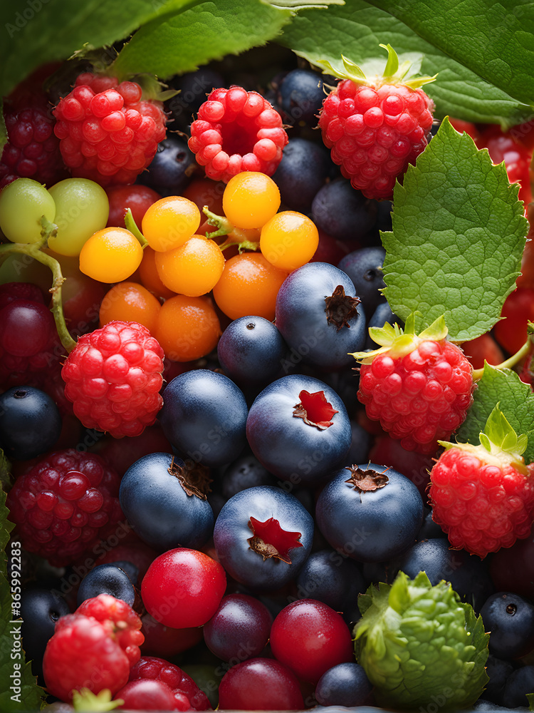 Fresh and delicious looking berry fruits Fresh and delicious looking berry fruits