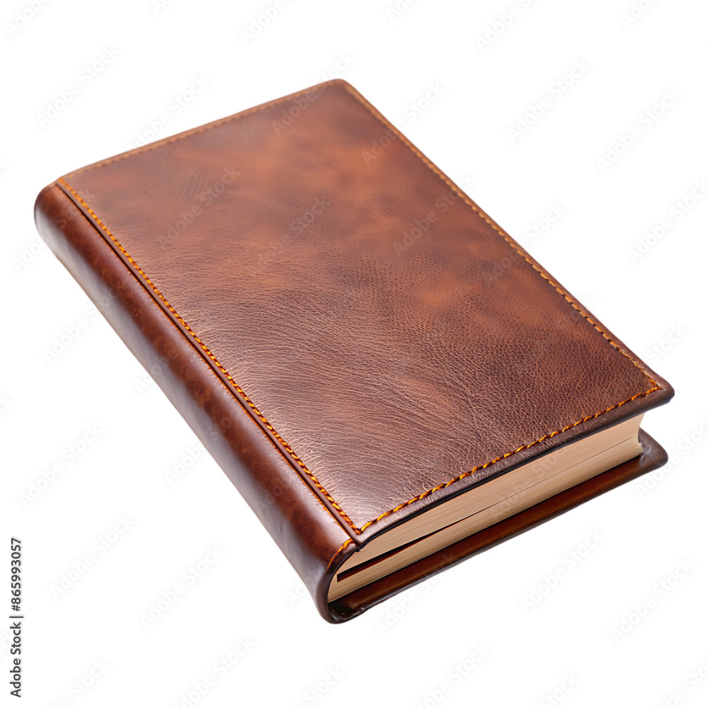 leather book cover on transparent background leather book cover on transparent background