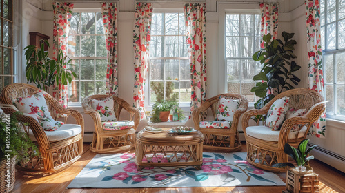 Wallpaper Mural  A small living room interior with window Torontodigital.ca