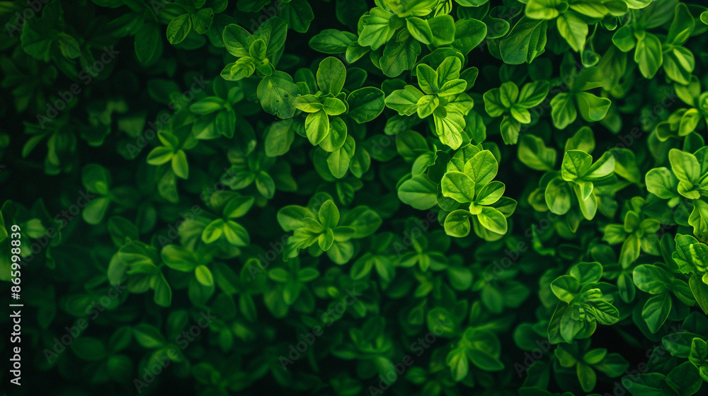 Obraz premium Mossy green hues blend seamlessly, evoking a sense of lush tranquility in the abstract background.
