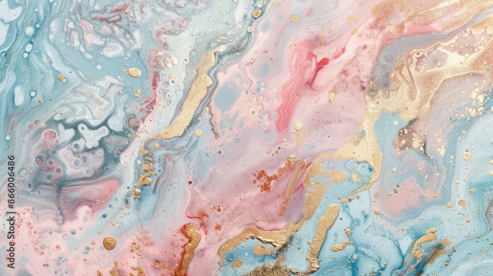 Abstract painting, pastel colors, relaxing, modern, imitation epoxy, gold color. Abstract painting, pastel colors, relaxing, modern, imitation epoxy, gold color.