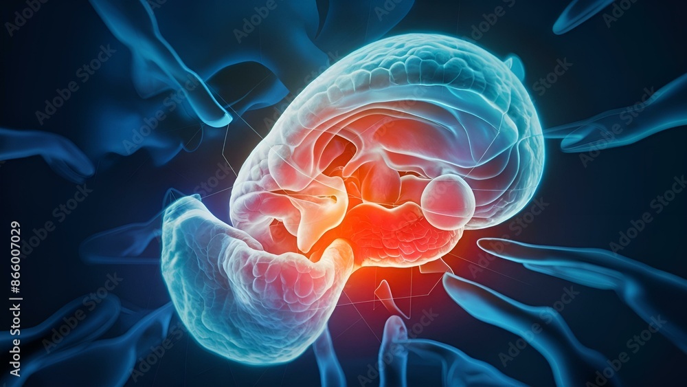 Obraz premium Develop AI-powered tools to create 3D models of patients' organs, which can be used for surgical planning or other medical procedures.