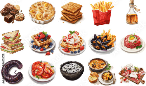 CUISINE SET IN COLOR STYLE, BELGIA CUISINE SET IN COLOR STYLE