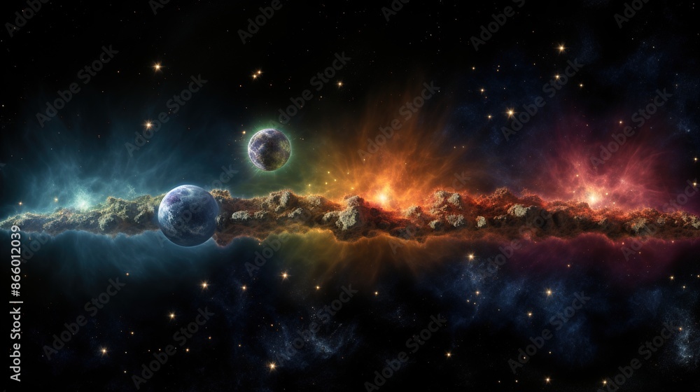 planet in space planet in space