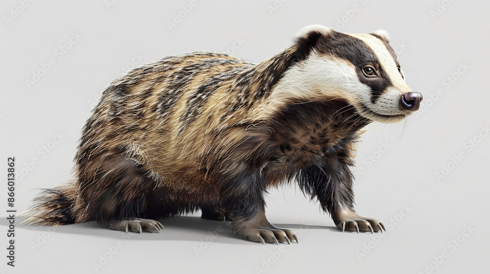 Obraz premium badger, no background 