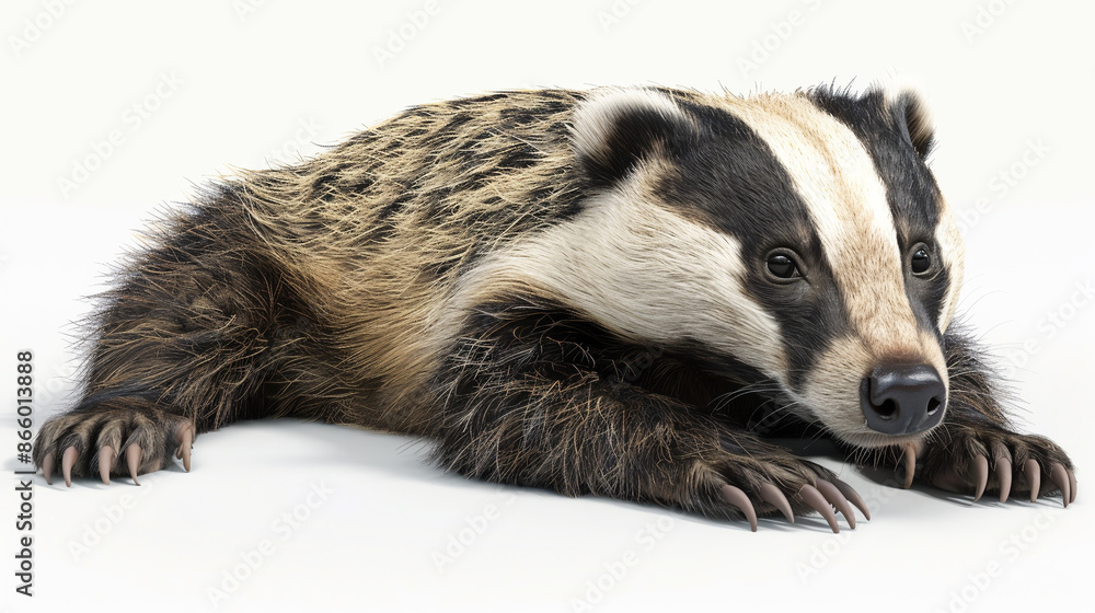 Fototapeta premium badger, no background 