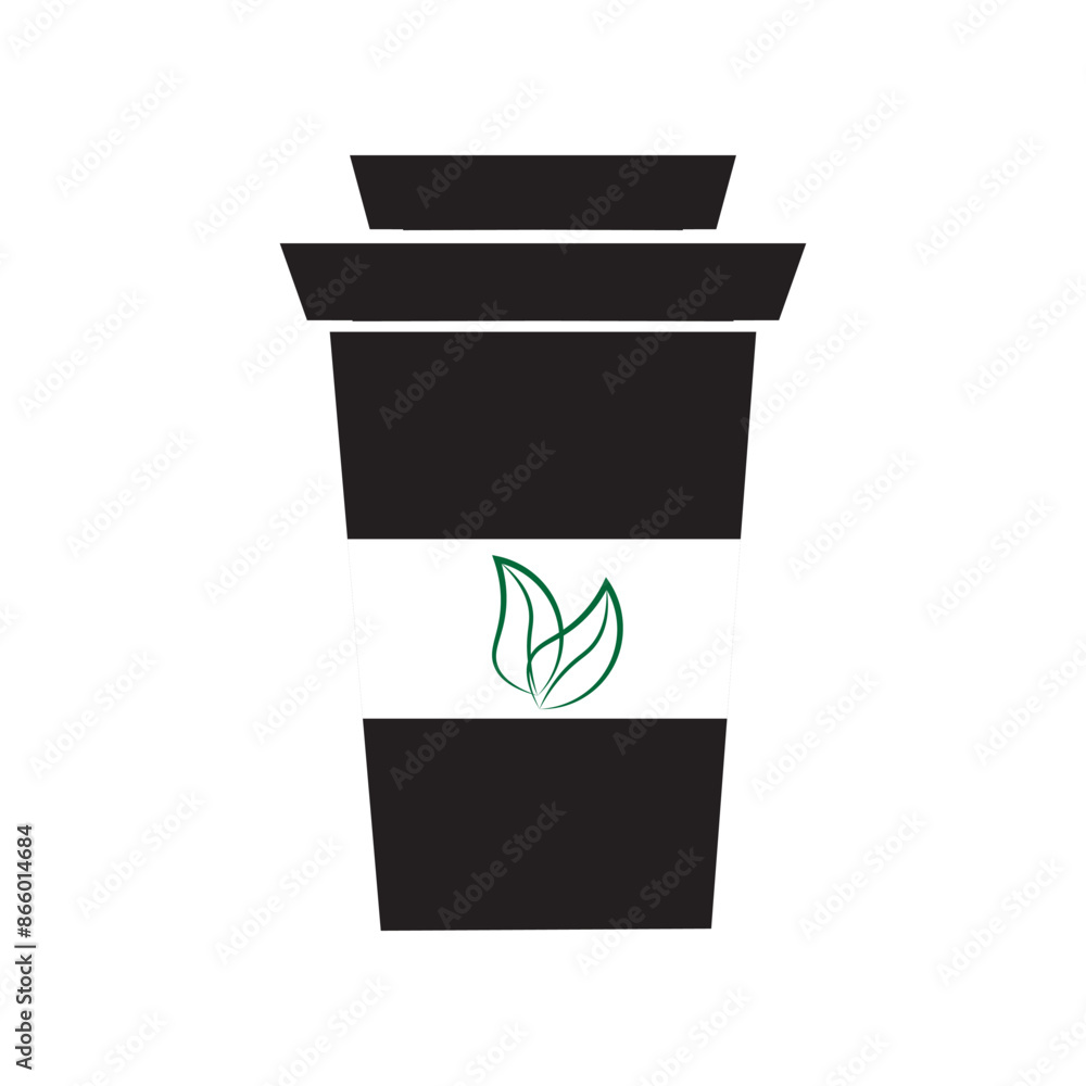Coffee cup icon vector isolated on white background,eps10