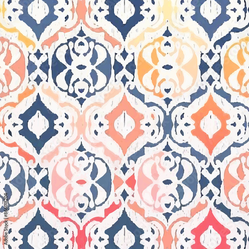 Ajrakh Pattern, Ikat, block print Pattern, batik print Pattern, madhubani, kalamkari, chinz, kani, Abstract, shirting design, Background digital printing textile pattern wallpaper