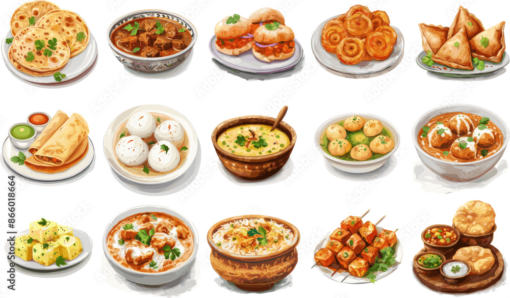 CUISINE SET IN COLOR STYLE, INDIA CUISINE SET IN COLOR STYLE CUISINE SET IN COLOR STYLE, INDIA CUISINE SET IN COLOR STYLE