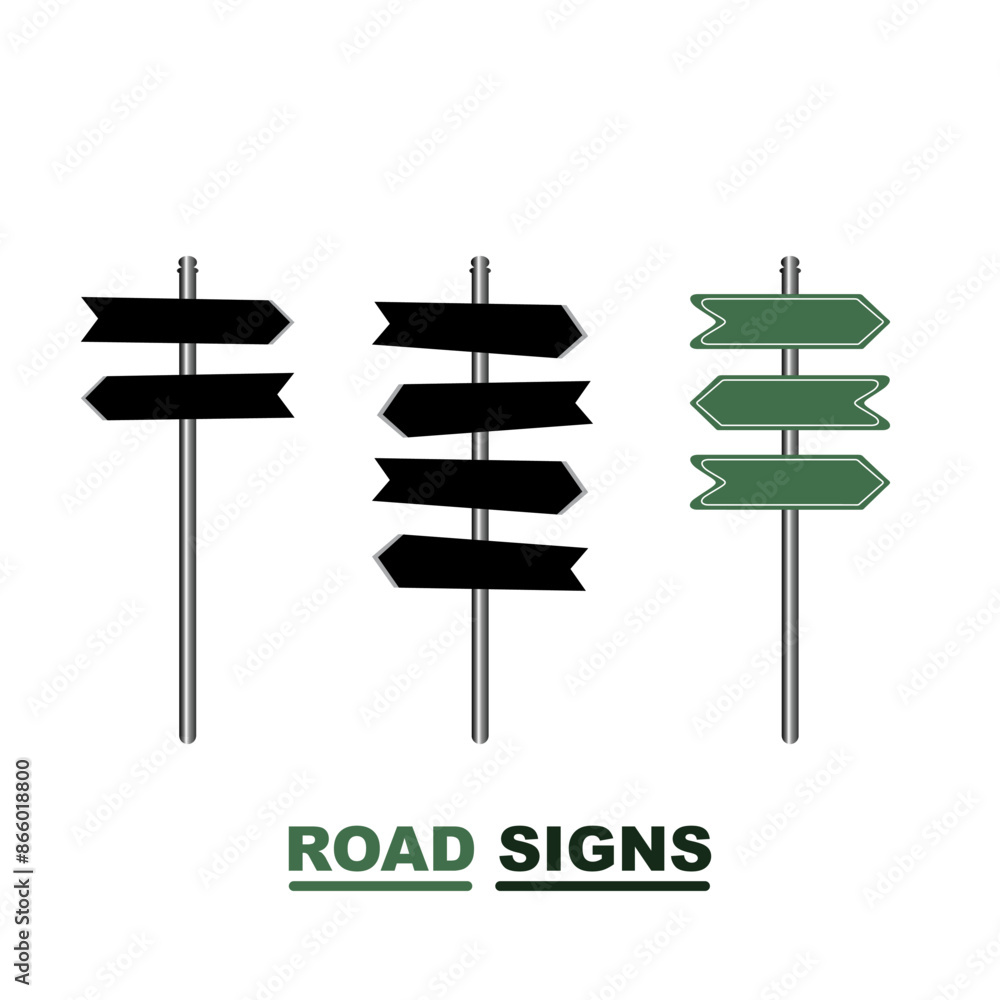 Street sign icon vector design template simple and clean Street sign icon vector design template simple and clean