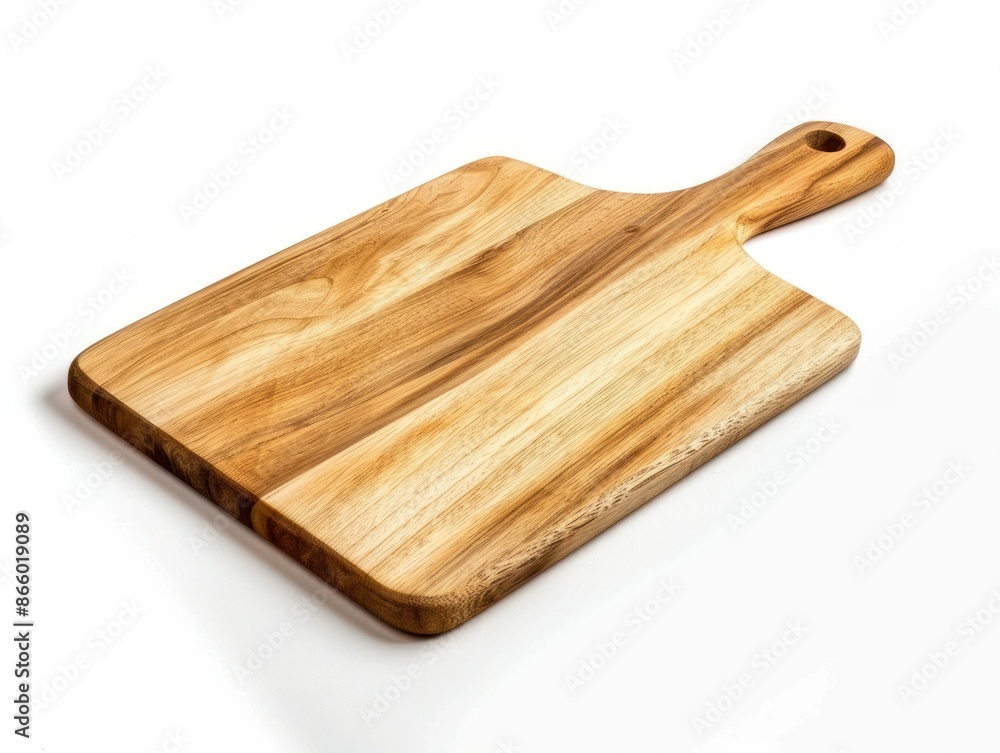 Wooden Cutting Board Isolated on White Wooden Cutting Board Isolated on White