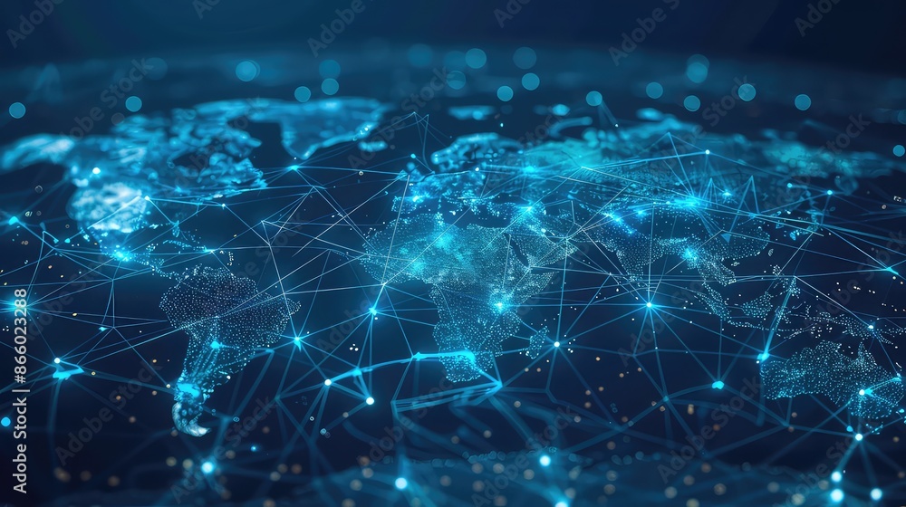 Technology Network Background, Generative AI Technology Network Background, Generative AI