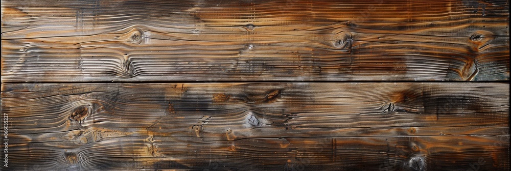 Naklejka premium Rustic Wooden Planks Texture