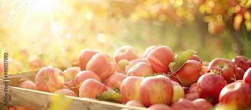Autumn garden setting with ...