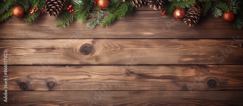 Wooden Christmas background...