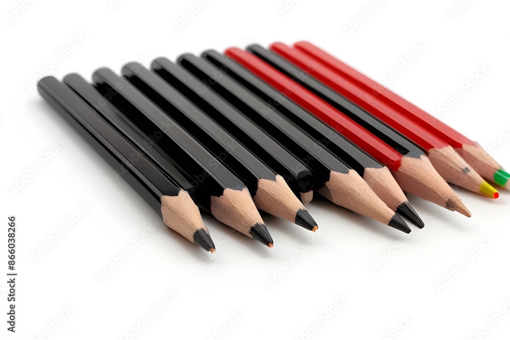 Naklejka premium pencil paint color