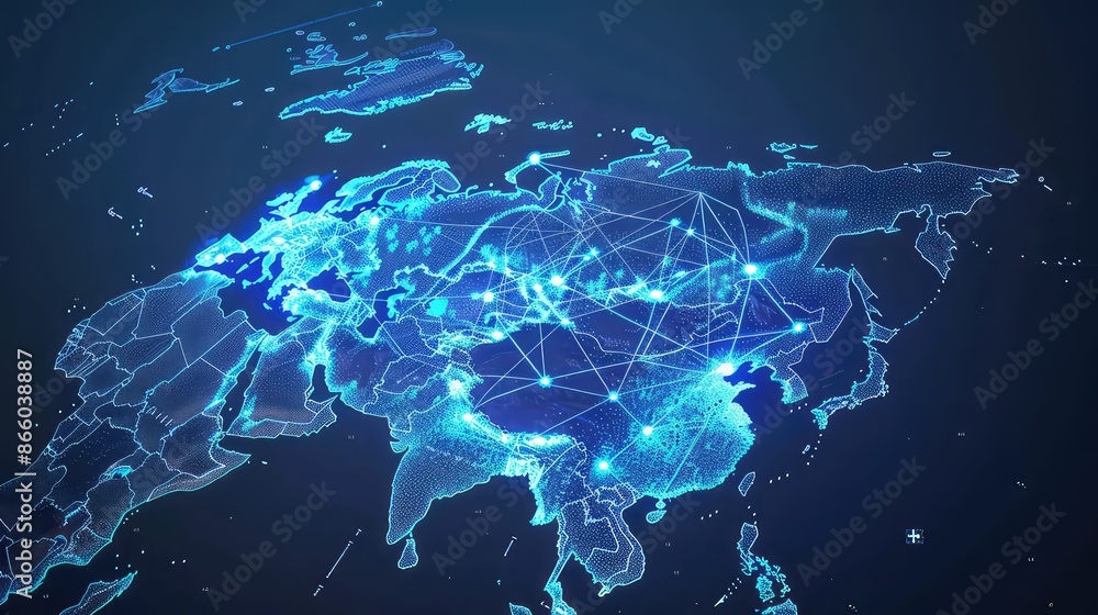 Technology Network Background, Generative AI Technology Network Background, Generative AI