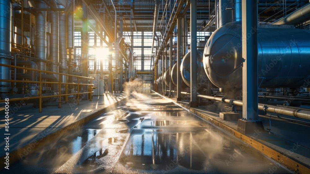 Industrial CO2 Injection with Dynamic Lighting Effects Industrial CO2 Injection with Dynamic Lighting Effects