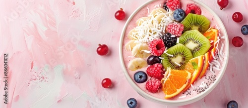 Pineapple fruit smoothie bo...