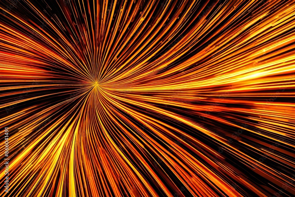 Obraz premium A dynamic and vibrant background featuring bright orange and yellow rays, creating a visually stunning and energetic display. 