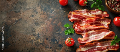 A rustic top-view image of ...