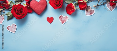 Valentine's Day-themed flat...