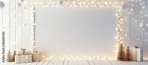 Room adorned for New Year's...