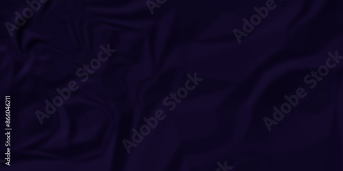 Black and blue wrinkly backdrop paper panorama grunge background, crumpled pattern texture. paper crumpled texture. black fabric crushed textured crumpled.