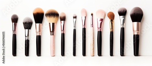 Composition of makeup brush...